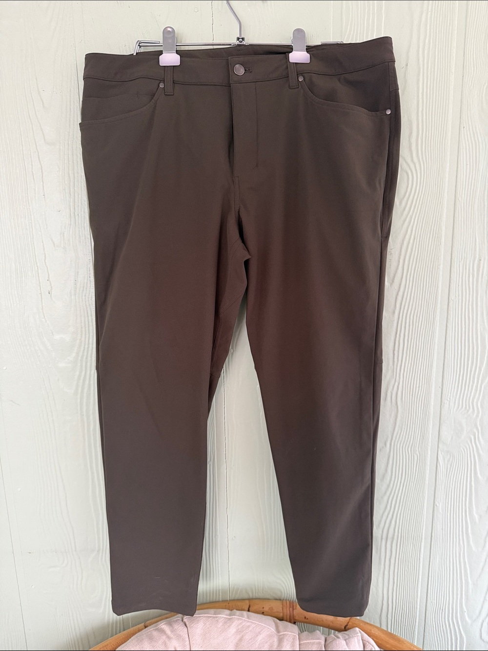 Lululemon ABC 5-pocket Slim Fit Pants - Dark Green